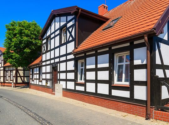 Ryglowe domy w Ustce